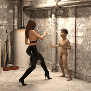 (3D) Angelina J Mistress - My Masochistic Nephew! (+18)