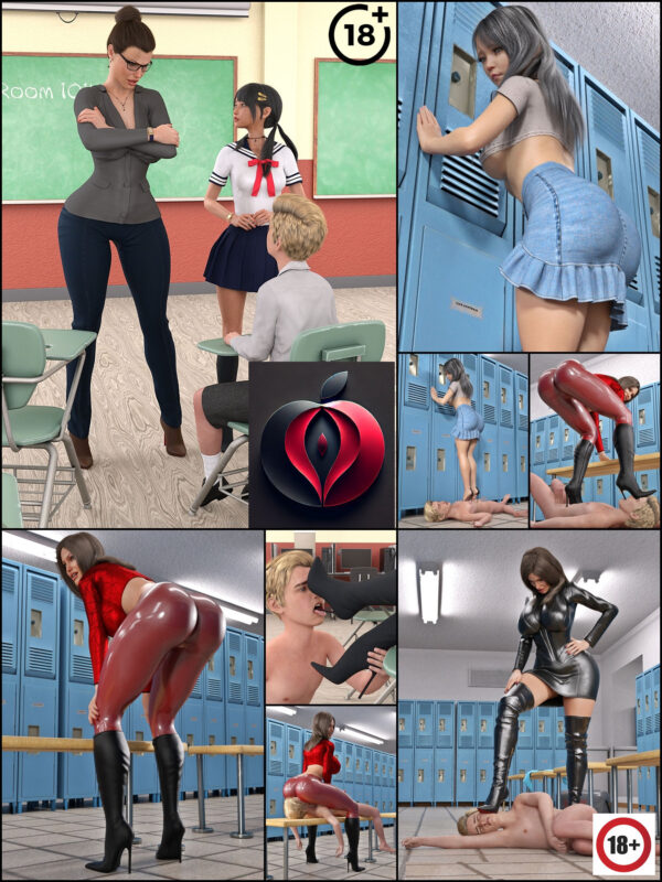 (3D) School Fetish -They hate me!