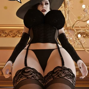 (3D) Lady Dimitrescu - Torture party!