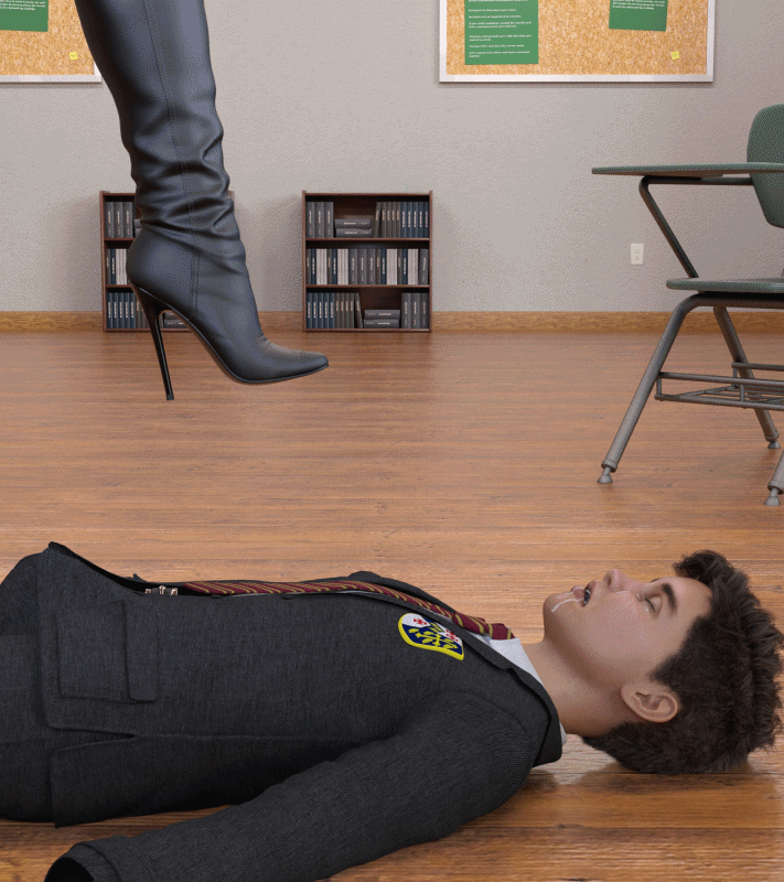 (UW) Prison School - Mrs. meiko torturing me!