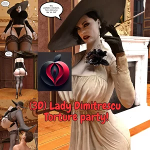 (3D) Lady Dimitrescu - Torture party!